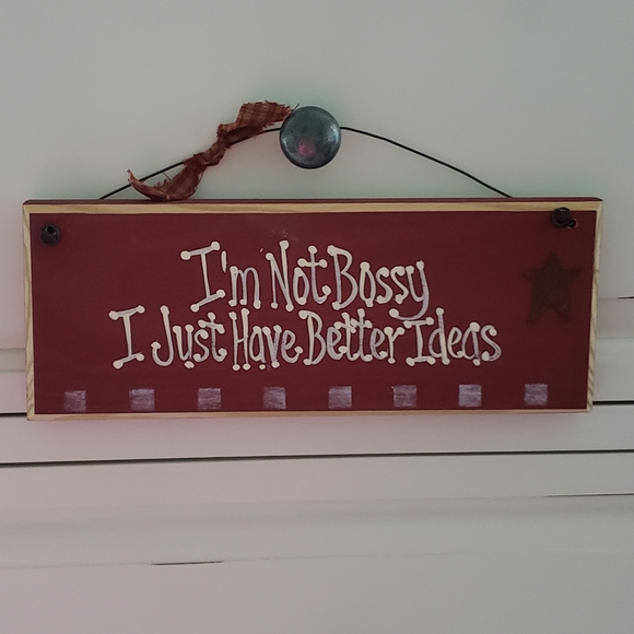 Red Rustic Country Sign - Picture 2 of 6